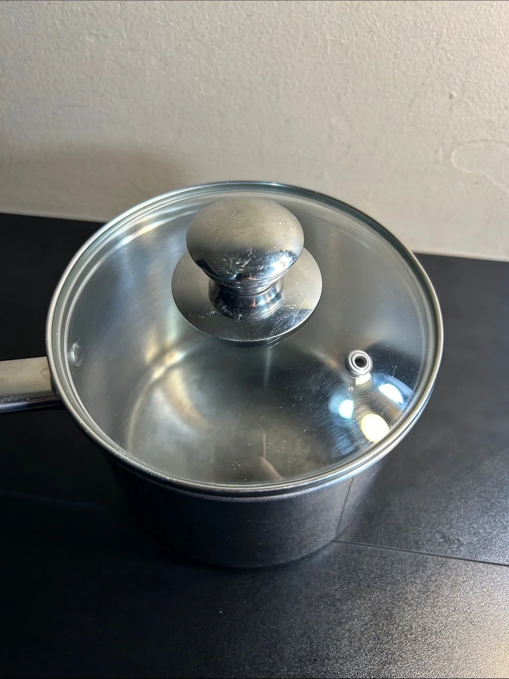 Tools of the Trade Stainless Steel Saucepan with Glass Lid - 2.5 Quart